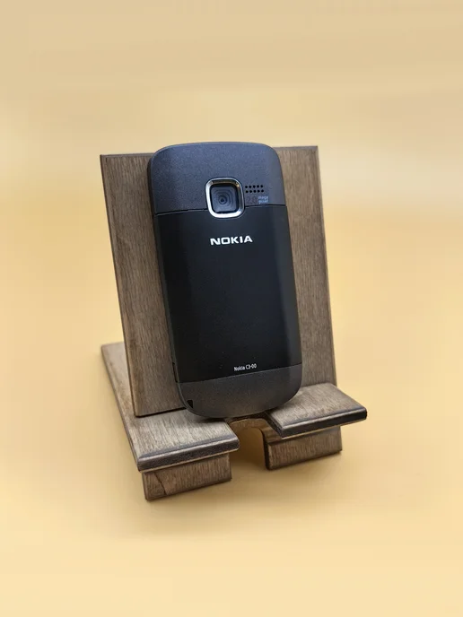 nokia Кнопочный мобильный QWERTY телефон C3-00, черный, фото 2