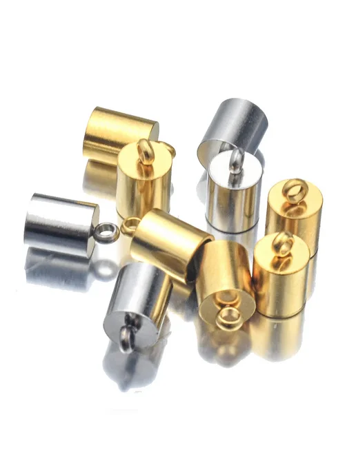 Alisaya Фурнитура ювелирная из нержавеющей стали, Silver, Hole 3.0mm, серебристый, фото 3