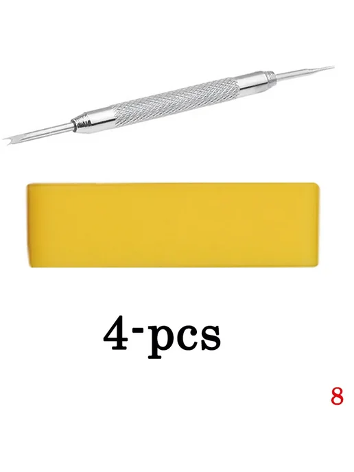 qinband Силиконовые ремешки для часов 4pcs-8 17 мм, 4 шт