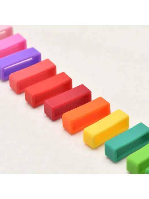 qinband Силиконовые ремешки для часов 4pcs-15 19 мм, 4 шт, фото 2