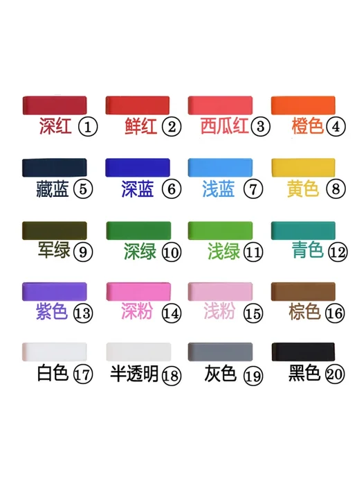 qinband Силиконовые ремешки для часов 4pcs-15 19 мм, 4 шт, фото 6
