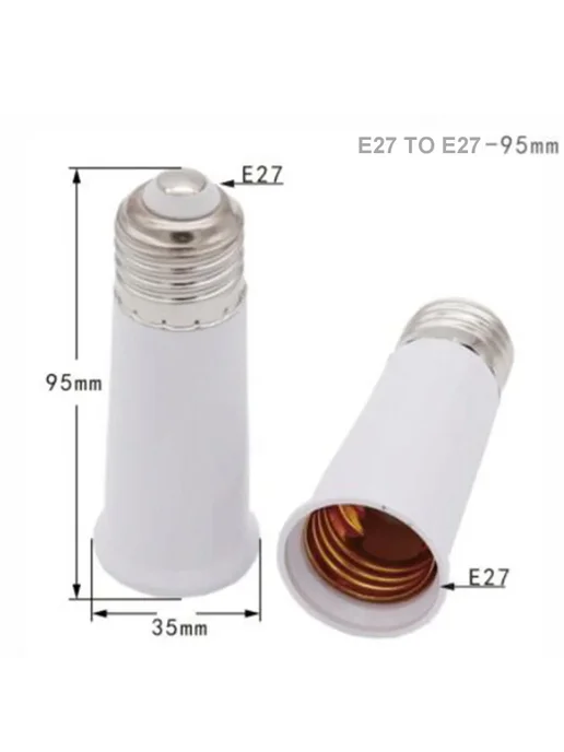 E27 к E27 удлинитель держатель лампы 120mm 5pcs, 5 шт, фото 6