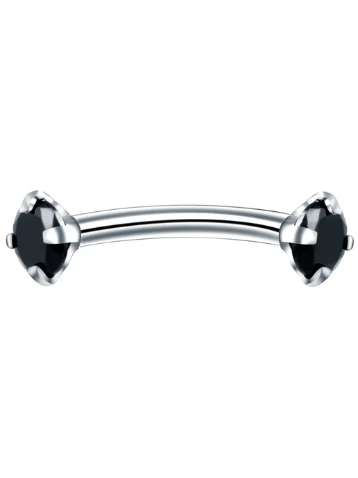 Нет бренда Стальное пирсинг для бровей, губ, ушей Bijoux 16г, Style2, 16 г