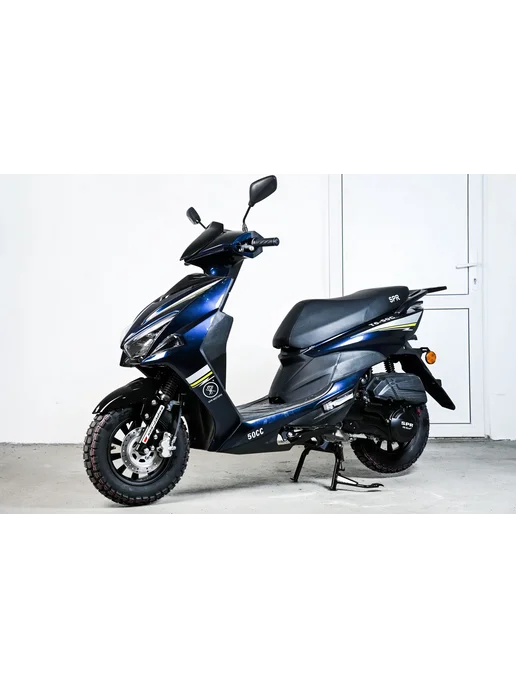 Скутер SPRMOTORS FS+ T6-50C 49cc (125 см3) с гарантией, синий, фото 2