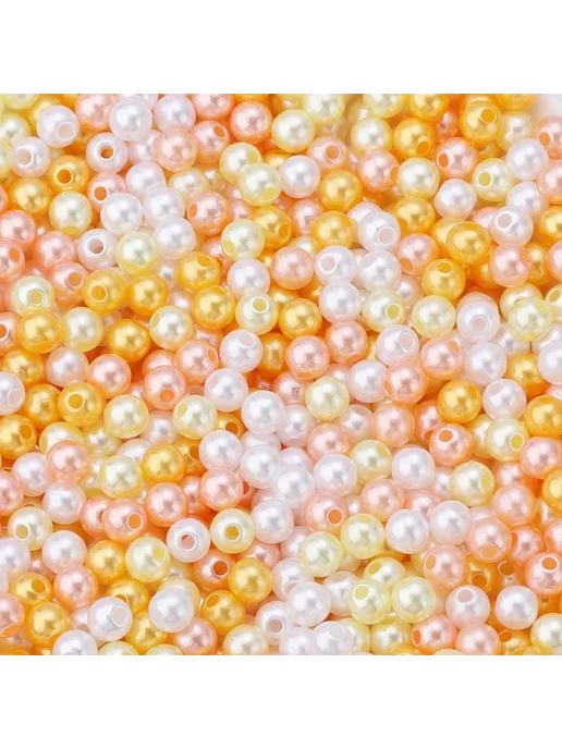 Linsoir Beads Розовые бусины 12 мм, 50шт, 500 шт