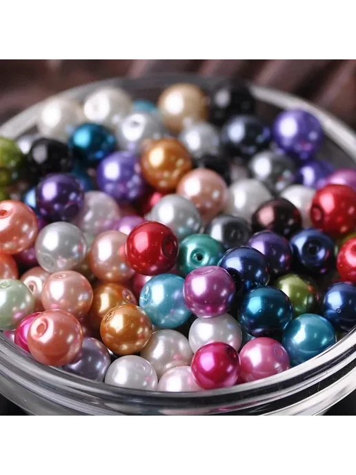 Linsoir Beads Розовые бусины 12 мм, 50шт, 500 шт, фото 6