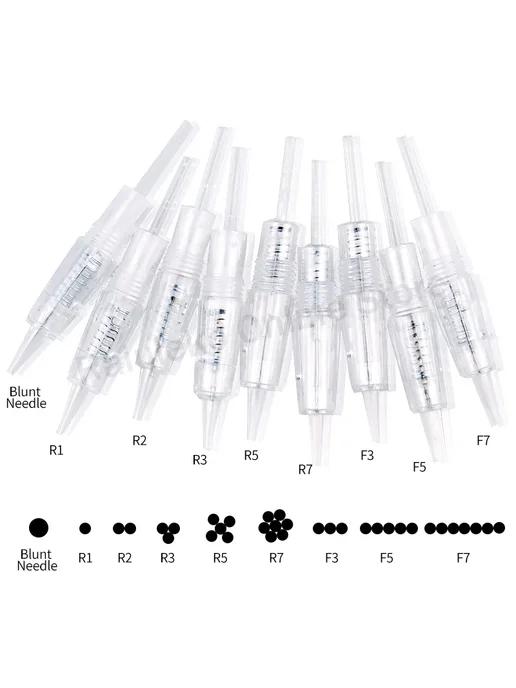 Raiuleko Иглы для татуировки 20 шт, Blunt Needle, 20 шт, фото 2