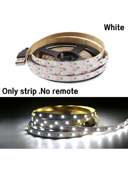 HICCIN Гибкая светодиодная лента RGB 5V USB USB Warm White, 5 м, фото 3