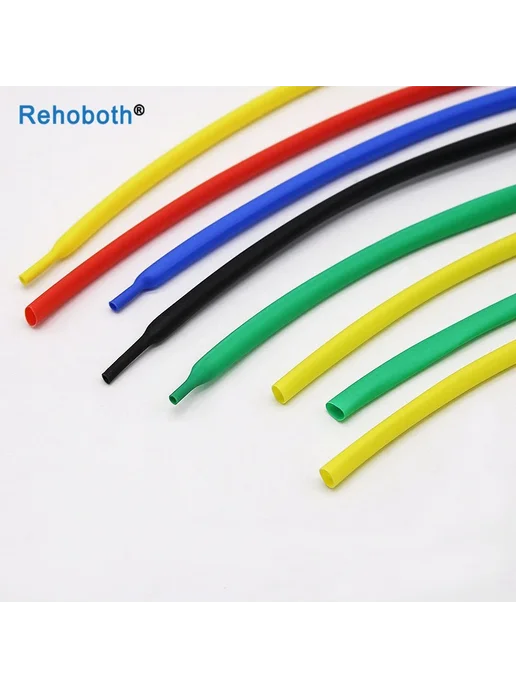 rehoboth Теплоусадочная трубка виниловая 2 1 14mm, Прозрачны, черный