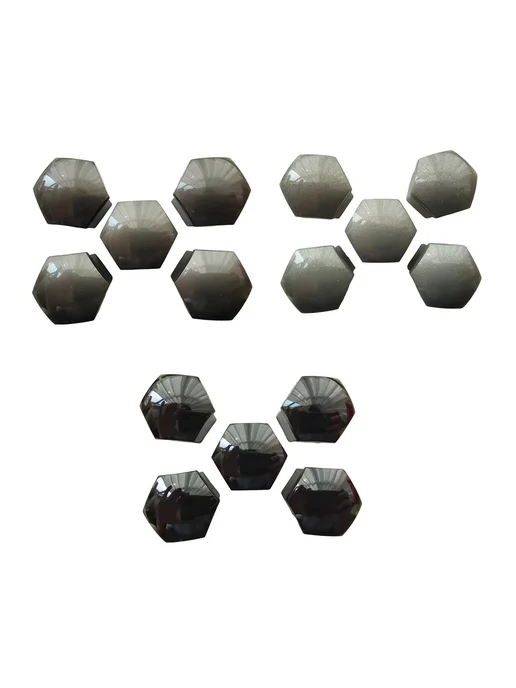 Нет бренда Крышка гайки колеса Bright Black-2Pcs, черный, фото 2