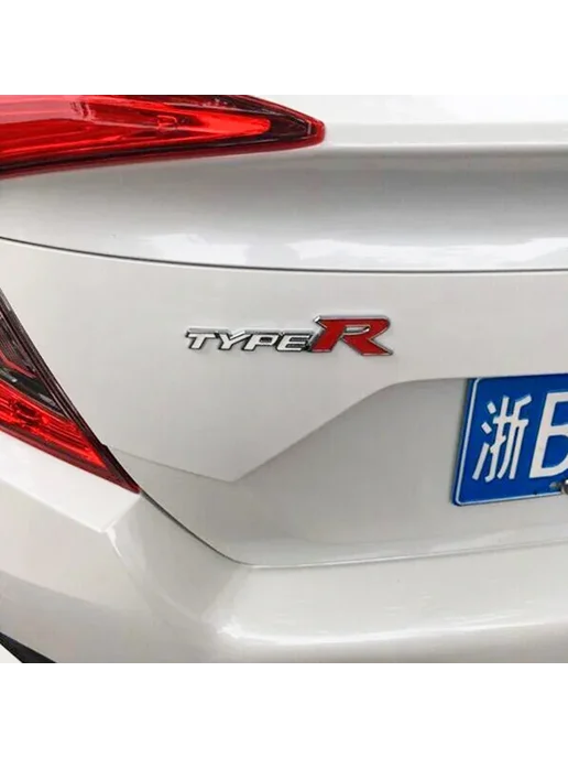Белая эмблема Type R для Honda Civic FD2 FD FA 5 Mugen, белый, фото 6