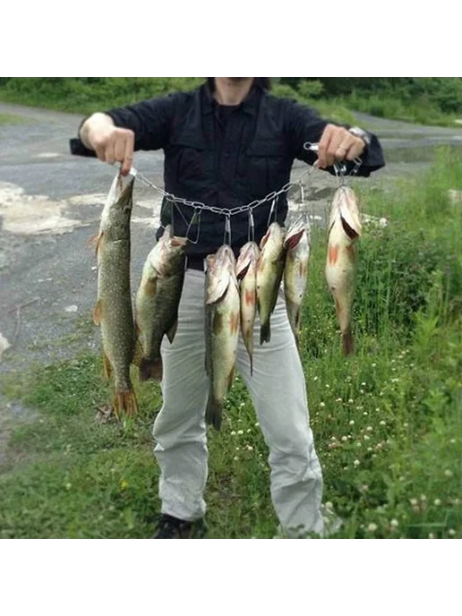 badgerking Держатель для рыбы Kukan из нержавеющей стали 5 метров, 5 м, фото 3