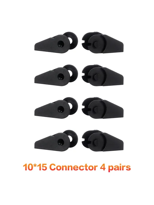 XCR3D Кабельные хомуты Drag Chain 10x15 Connector 4 пары, 10x15