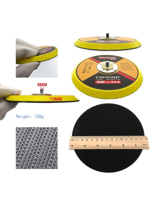 VIBRATITE Шлифовальная подушечка 6 дюймов, вариант, фото 4