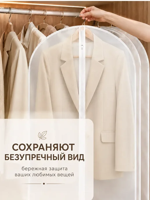 Чехлы для одежды 4 шт, 4 шт, фото 6