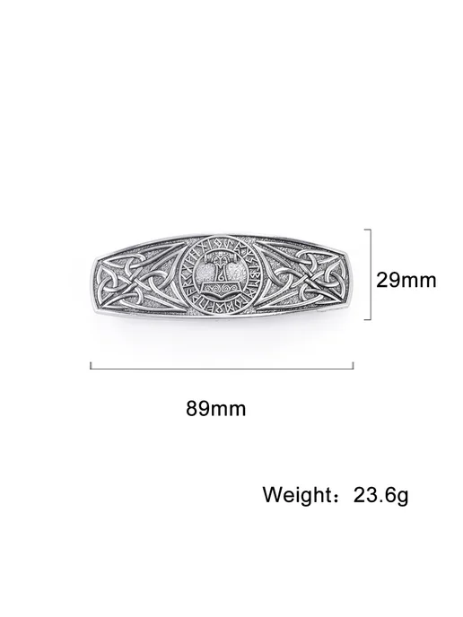 kkjoy Заколка для волос с орлом, Eagle Gold Color, серебристый, фото 7