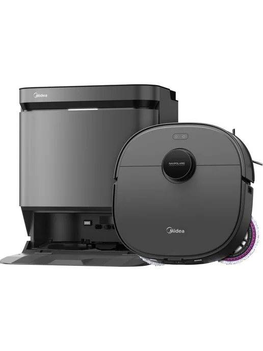 Midea Робот-пылесос VCR MV15ULTRABK, черный, черный, фото 3