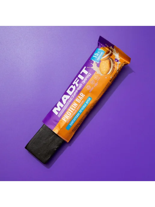 MADFIT Батончик неглазированный Protein bar 6 x 50 г, Микс6, 6x50, 50 г, фото 4