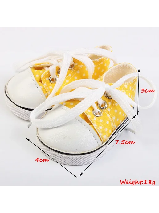 DOLL TALK Розовые кукольные кроссовки для куклы 43 см, розовый, фото 4