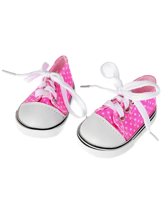 DOLL TALK Розовые кукольные кроссовки для куклы 43 см, розовый, фото 7