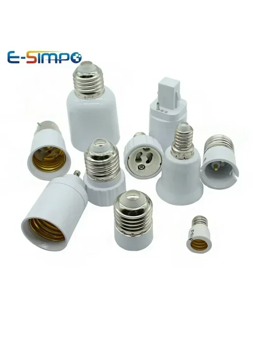 E-SIMPO Светодиодный патрон-адаптер E27 to G24 Adapter, белый, фото 2