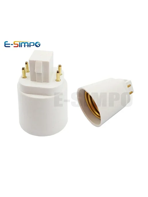 E-SIMPO Светодиодный патрон-адаптер E27 to G24 Adapter, белый, фото 3