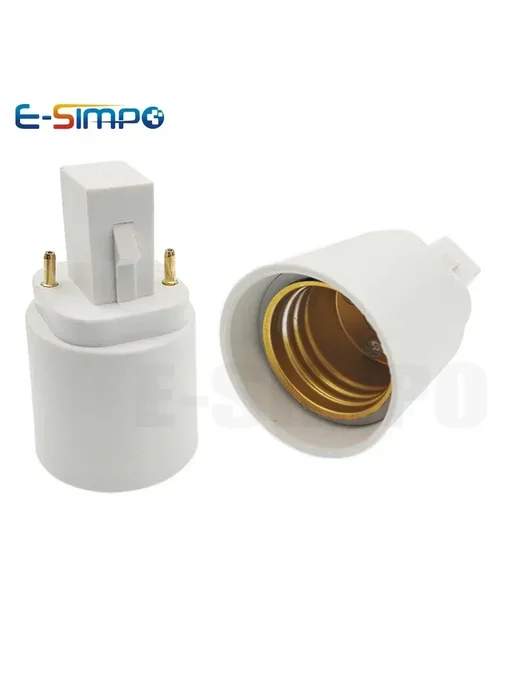 E-SIMPO Светодиодный патрон-адаптер E27 to G24 Adapter, белый, фото 4