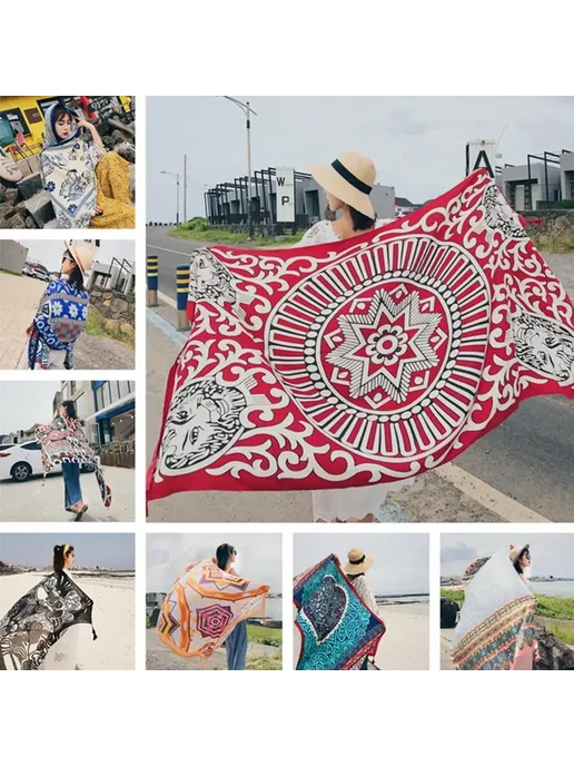 scoiry Парео хлопок Geometry Series 90x180 см, вариант, фото 3