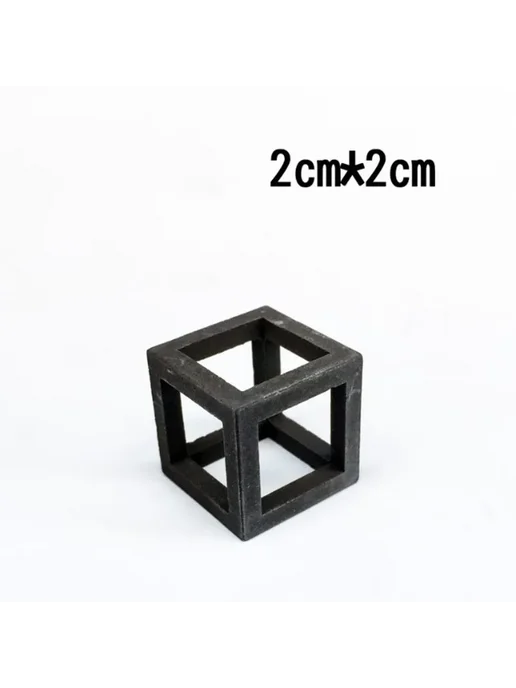 Zhiyang Черный керамический дом для аквариума 2x2 см, 2x2 см