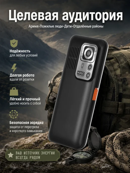 Старый кнопочный телефон Nokia, Большой мобильный старика, фото 4
