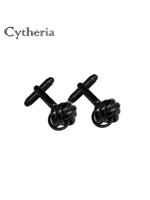 CYTHERIA Запонки черные, черный