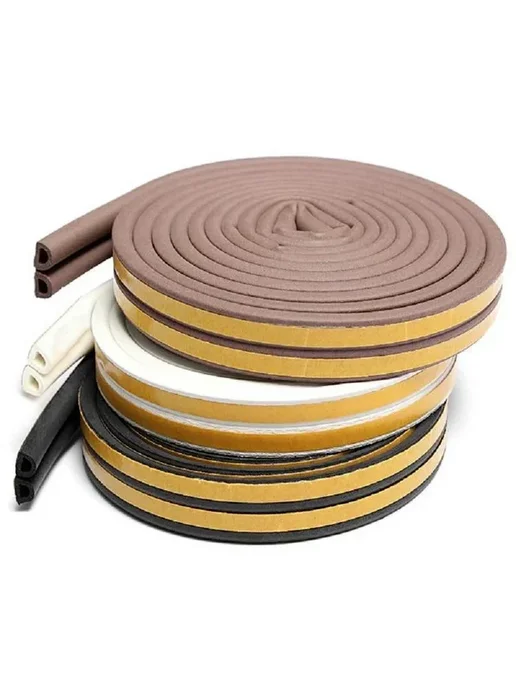 Нет бренда Уплотнительная лента EPDM silicone PVC brown I Type 15 Meter, коричневый, фото 7