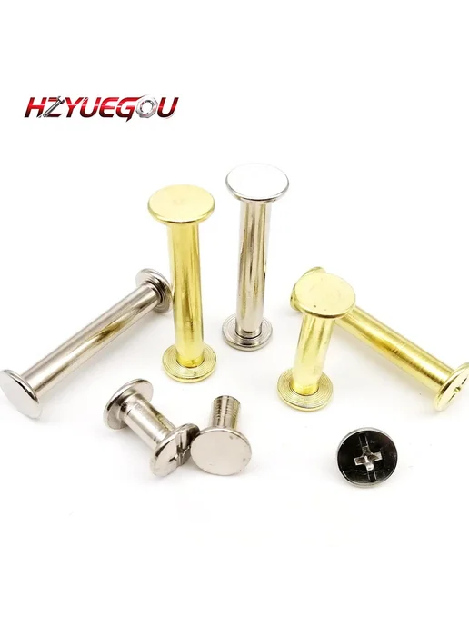 HZYUEGOU Болты и заклепки из углеродистой стали golden 10, желтый, фото 2