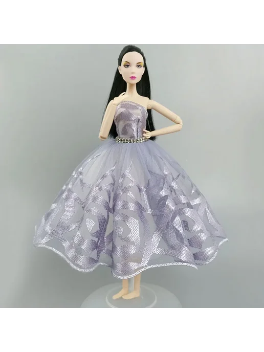 Apatsuki Платье для кукол Блайт, сиреневое, No.9 dress, фиолетовый
