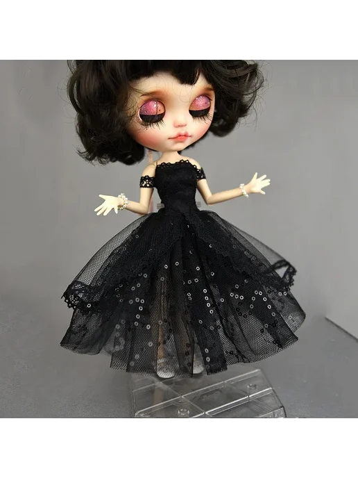 Apatsuki Платье для кукол Блайт, сиреневое, No.9 dress, фиолетовый, фото 4