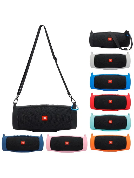 Нет бренда Силиконовый чехол для JBL Charge 4 Красный, черный, фото 2