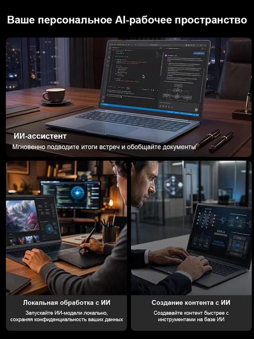 Ninkear Ноутбук 16″, Intel Core Ultra 9 185H, 24 + 1 ТБ, 2.5K, 1 ТБ, фото 7