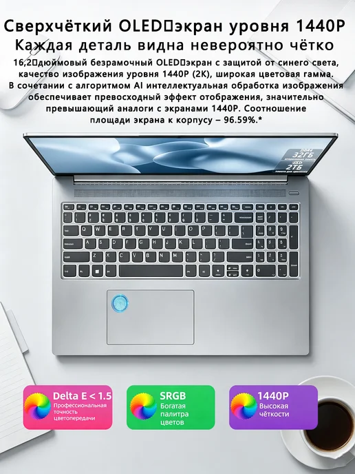 Samsung Игровые ноутбуки 32ГБ+2TБ 16.2" Для Работы и Учебы, 32 ГБ, фото 3