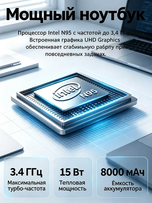 Samsung Игровые ноутбуки 32ГБ+2TБ 16.2" Для Работы и Учебы, 32 ГБ, фото 7