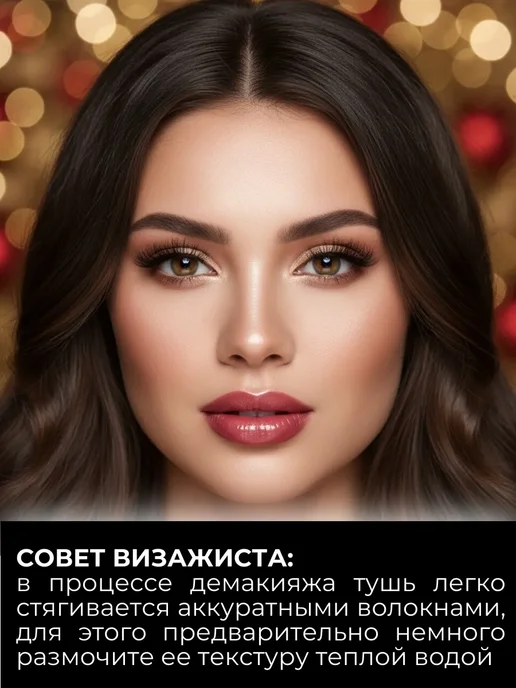 BELOR DESIGN Термотушь для ресниц белорусская черная Show Glow Prima, черный, фото 4