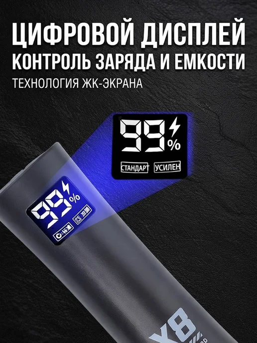 Кислородный компрессор с дисплеем для аквариума и рыбалки, черный, фото 6