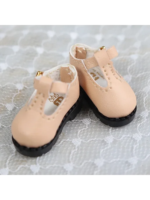Нет бренда Ботинки для куклы Blythe бежевые, Color r, бежевый