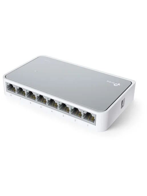 TP-link Коммутатор TL-SF1008D неуправляемый 8 портов 10 100Мбит с, вариант, фото 6