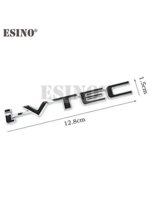 ESINO Металлическая эмблема VTEC Style 3 для Honda Civic Accord, красный, фото 6
