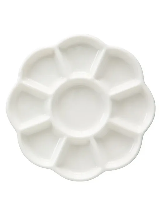 DINGYI STATIONERY Палитра для акварели керамическая 19cm, белый, фото 6