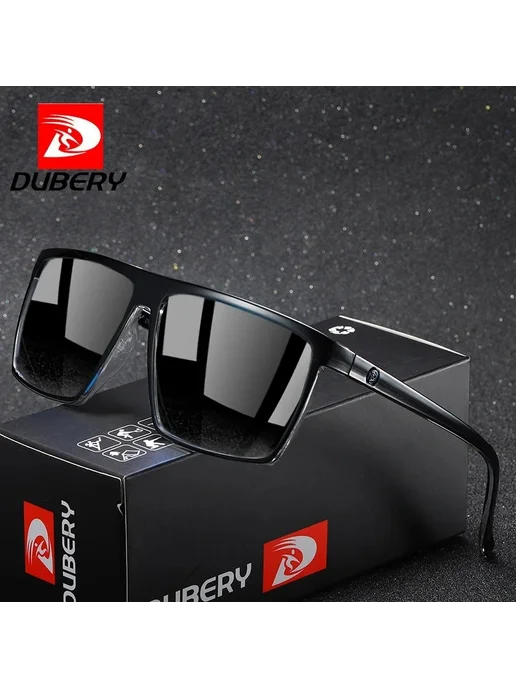 Dubery солнцезащитные очки черные, Lenses Color 1, черный, фото 2