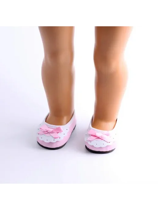 luckdoll Туфли для куклы Our Generation, синий, цвет b64, синий, фото 4