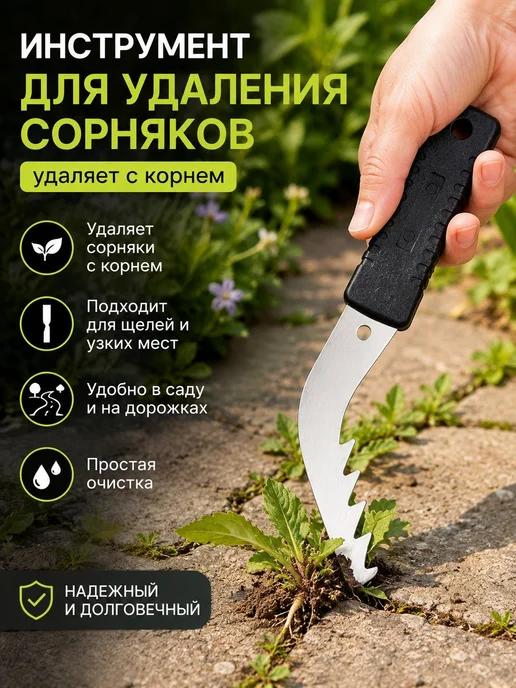 Корнеудалитель с металлической рукоятью, вариант, фото 2