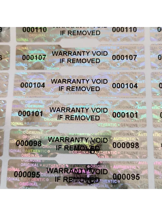TLK Голографические наклейки "Warranty Void" VOID, вариант, фото 2