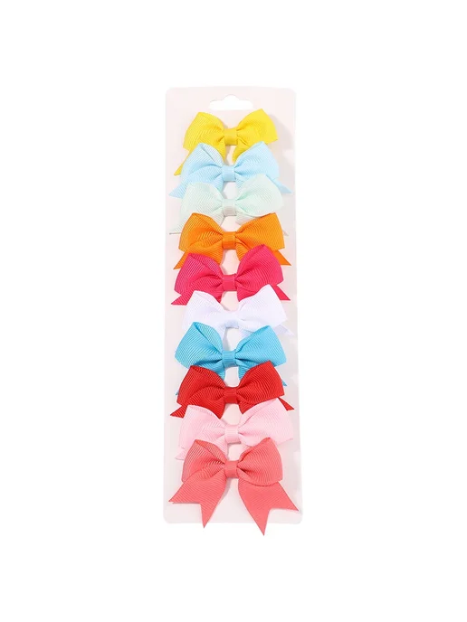 Baby Bows Заколки для волос 10 шт, Цвет 2640-1, 10 шт